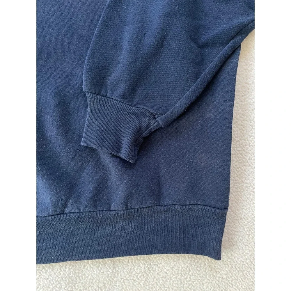 Jerzees Mens Extra Large Sweatshirt Navy Blue Vintage 90s‎ NuBlend Made in USA